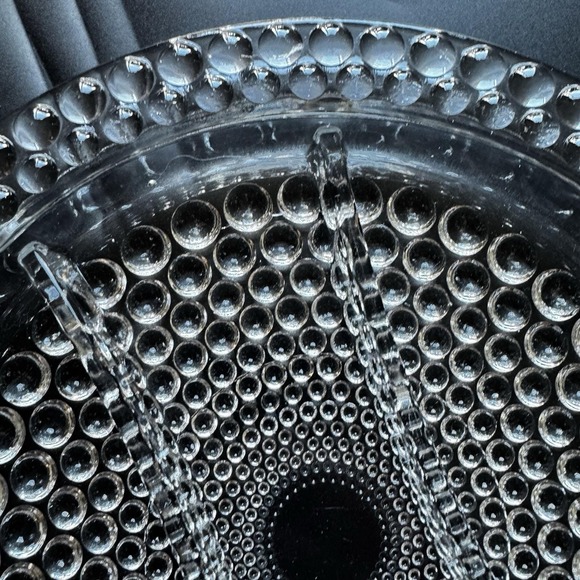 Thousand Eye Hobnail Boppie 11" Divided‎ Relish Platter Dish Vintage - Picture 3 of 8